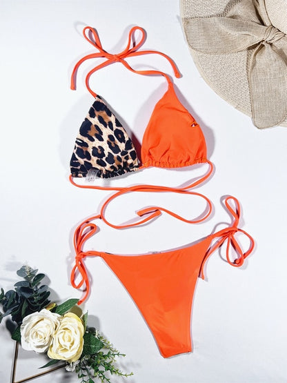 Ellolace Leopard 2 Piece Bikini Set